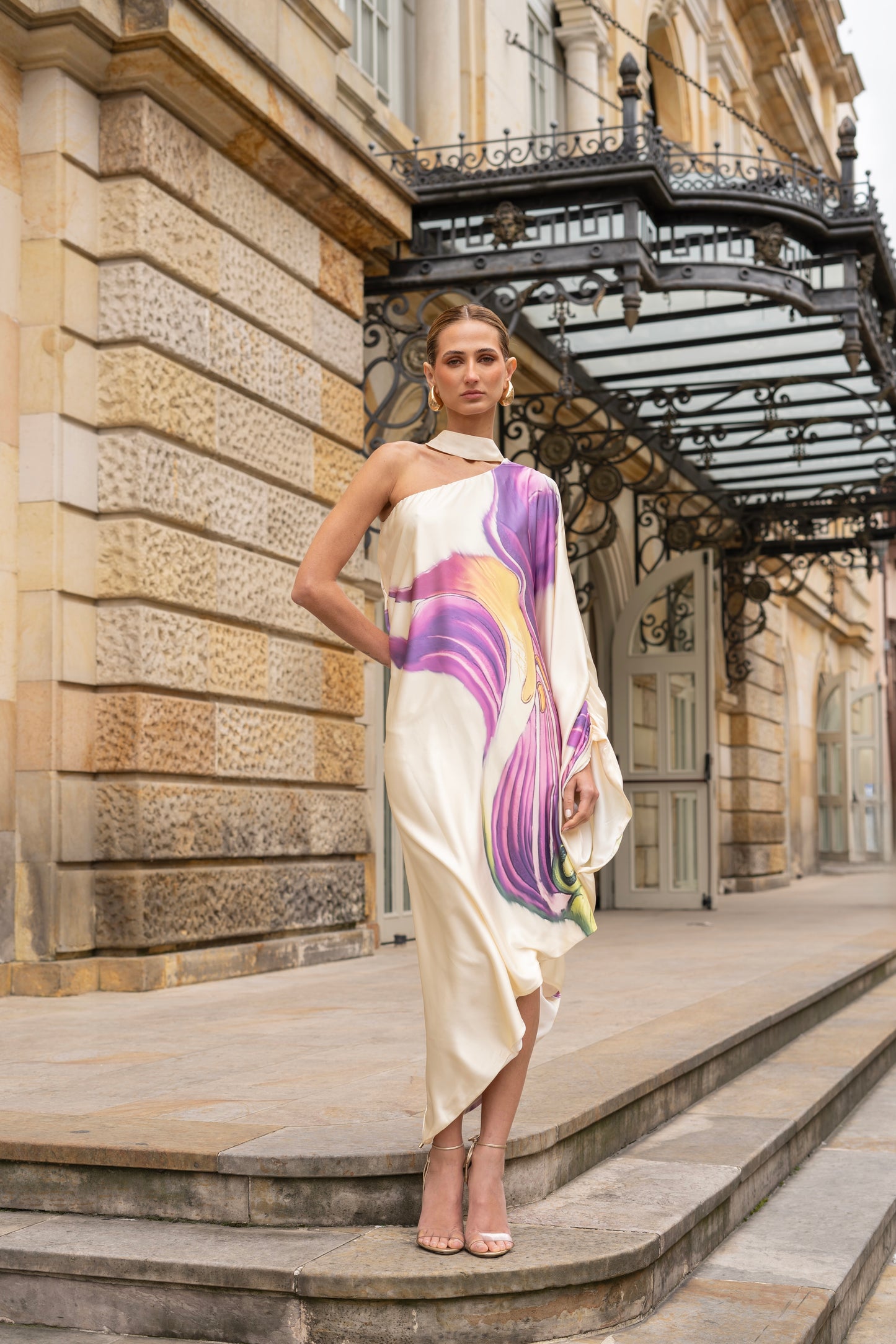 Vestido midi Flore